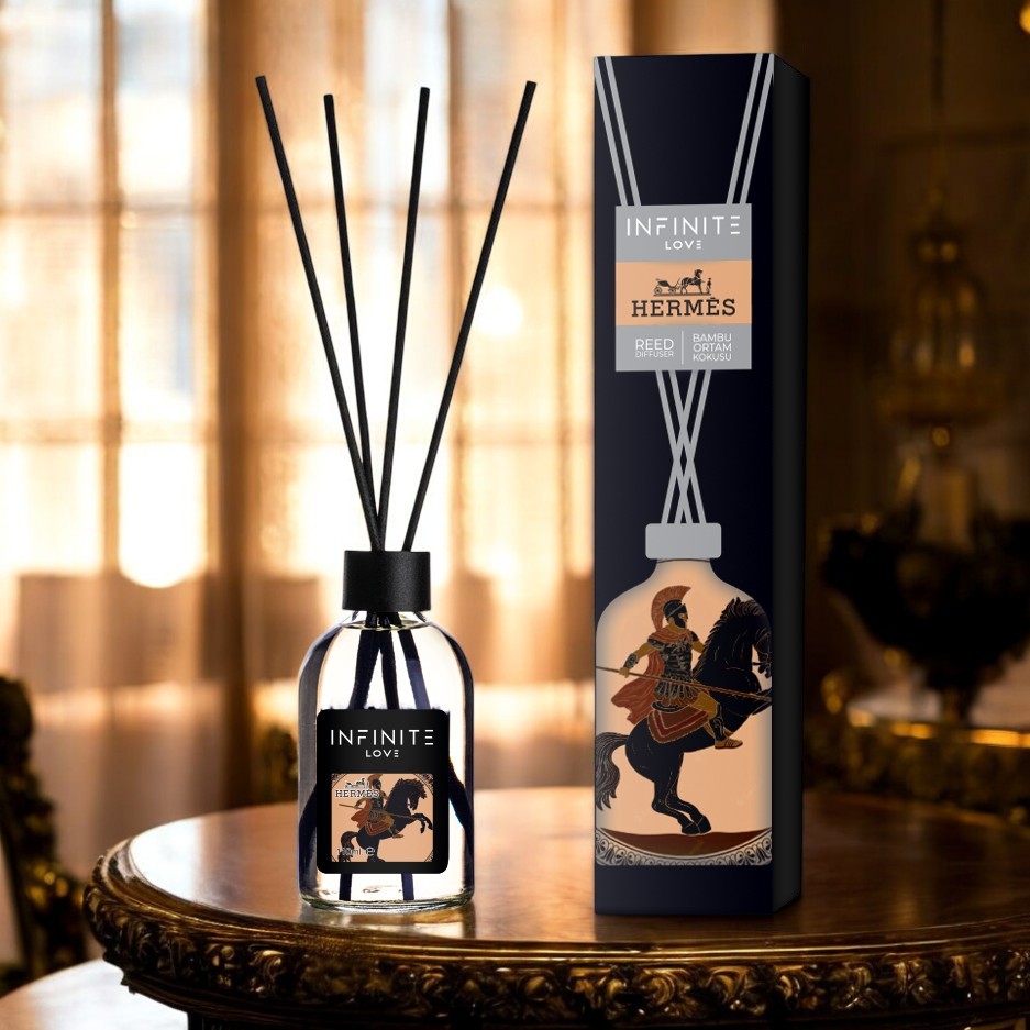 Hermes Reed Diffuser Set (110ml) Dark Scent Diffuser with